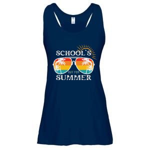 Last Day Of School Teacher Schools Out For Summer Ladies Essential Flowy Tank