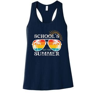 Last Day Of School Teacher Schools Out For Summer Women's Racerback Tank