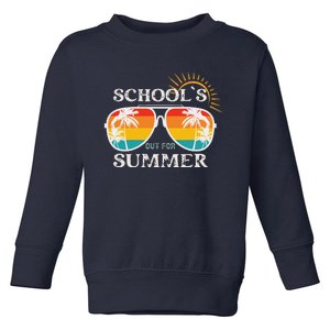 Last Day Of School Teacher Schools Out For Summer Toddler Sweatshirt