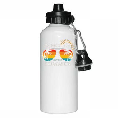 Last Day Of School Teacher Schools Out For Summer Aluminum Water Bottle