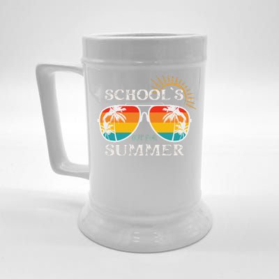 Last Day Of School Teacher Schools Out For Summer Beer Stein