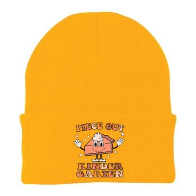 Last Day Of School Kindergarten Retro Peace Out Knit Cap Winter Beanie