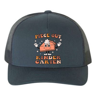 Last Day Of School Kindergarten Retro Peace Out Yupoong Adult 5-Panel Trucker Hat