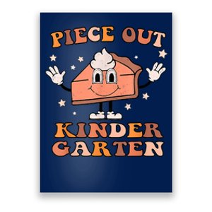 Last Day Of School Kindergarten Retro Peace Out Poster