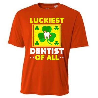 Luckiest Dentist Of All Dentistry St Patrick's Day Gift Cooling Performance Crew T-Shirt