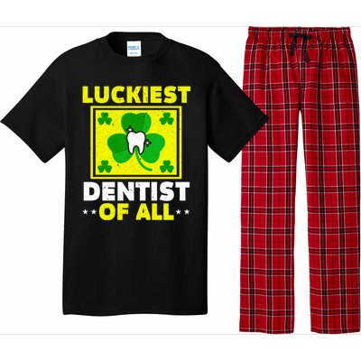 Luckiest Dentist Of All Dentistry St Patrick's Day Gift Pajama Set