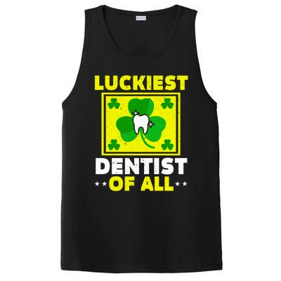 Luckiest Dentist Of All Dentistry St Patrick's Day Gift PosiCharge Competitor Tank