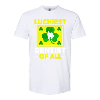 Luckiest Dentist Of All Dentistry St Patrick's Day Gift Softstyle CVC T-Shirt