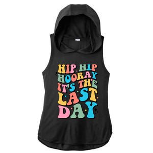 Last Day Of School Hello Summer Teacher Shirts For Women Ladies PosiCharge Tri-Blend Wicking Draft Hoodie Tank