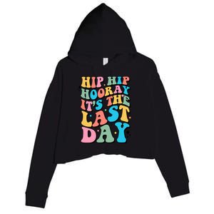 Last Day Of School Hello Summer Teacher Shirts For Women Crop Fleece Hoodie