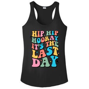 Last Day Of School Hello Summer Teacher Shirts For Women Ladies PosiCharge Competitor Racerback Tank