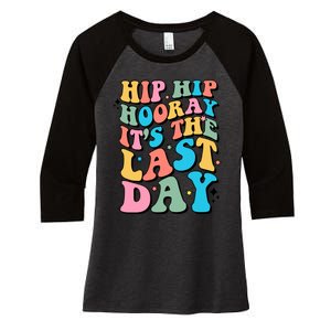 Last Day Of School Hello Summer Teacher Shirts For Women Women's Tri-Blend 3/4-Sleeve Raglan Shirt