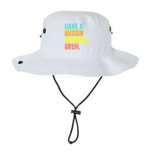 Last Day Of School Funny Teacher Have A Bussin Summer Bruh Gift Legacy Cool Fit Booney Bucket Hat