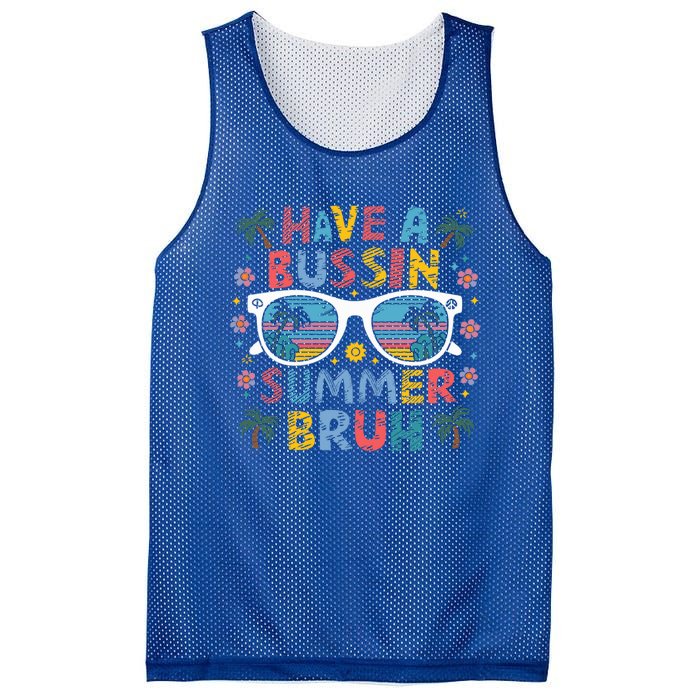 Last Day Of School Cute Gift Mesh Reversible Basketball Jersey Tank