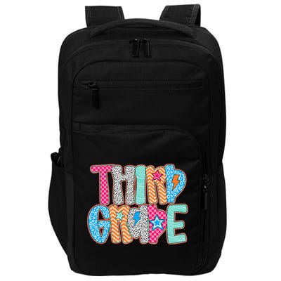 Last Day Of School Third Grade Graduation Teacher Student Impact Tech Backpack