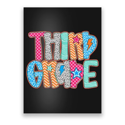 Last Day Of School Third Grade Graduation Teacher Student Poster