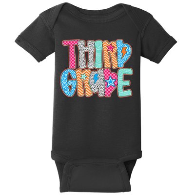 Last Day Of School Third Grade Graduation Teacher Student Baby Bodysuit