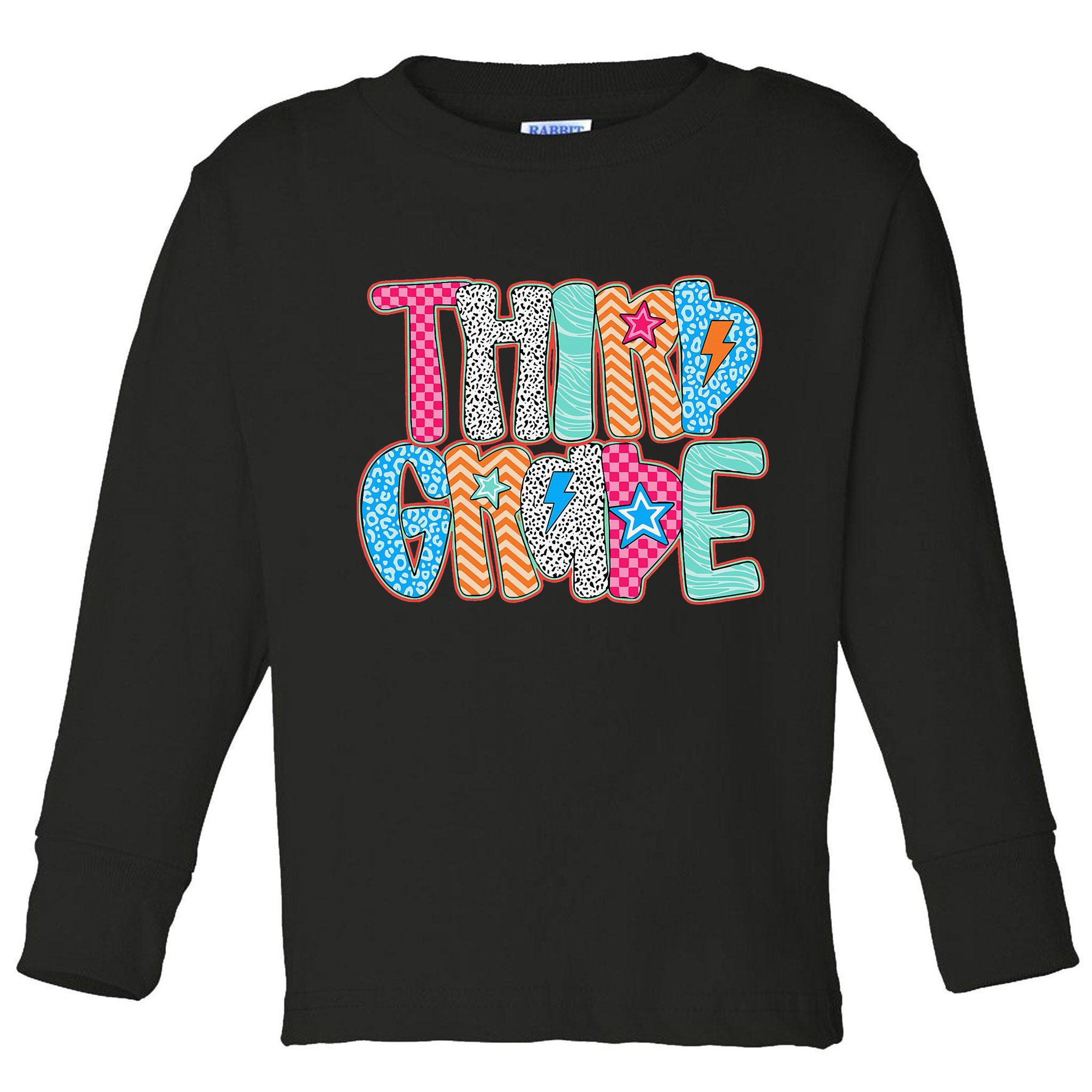 Last Day Of School Third Grade Graduation Teacher Student Toddler Long Sleeve Shirt