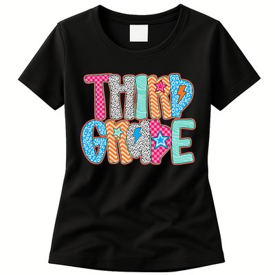 Last Day Of School Third Grade Graduation Teacher Student Womens T-Shirt