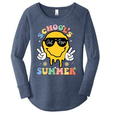 Last Day Of School Schools Out For Summer Teacher Women's Perfect Tri Tunic Long Sleeve Shirt