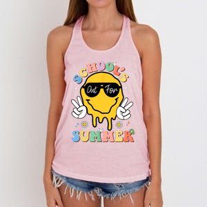 Last Day Of School Schools Out For Summer Teacher Women's Knotted Racerback Tank