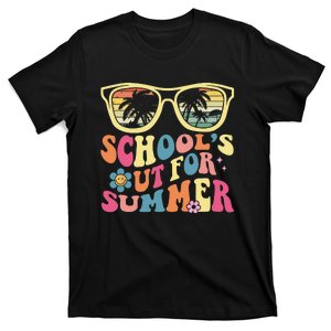 Last Day Of School Retro School's Out For Summer Teacher T-Shirt