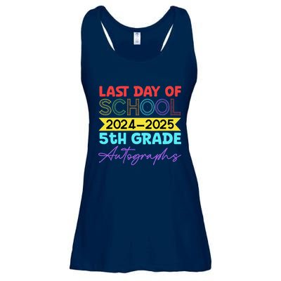Last Days Of School 20242025 5th Grade Autographs Ladies Essential Flowy Tank