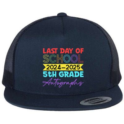 Last Days Of School 20242025 5th Grade Autographs Flatbill Hat