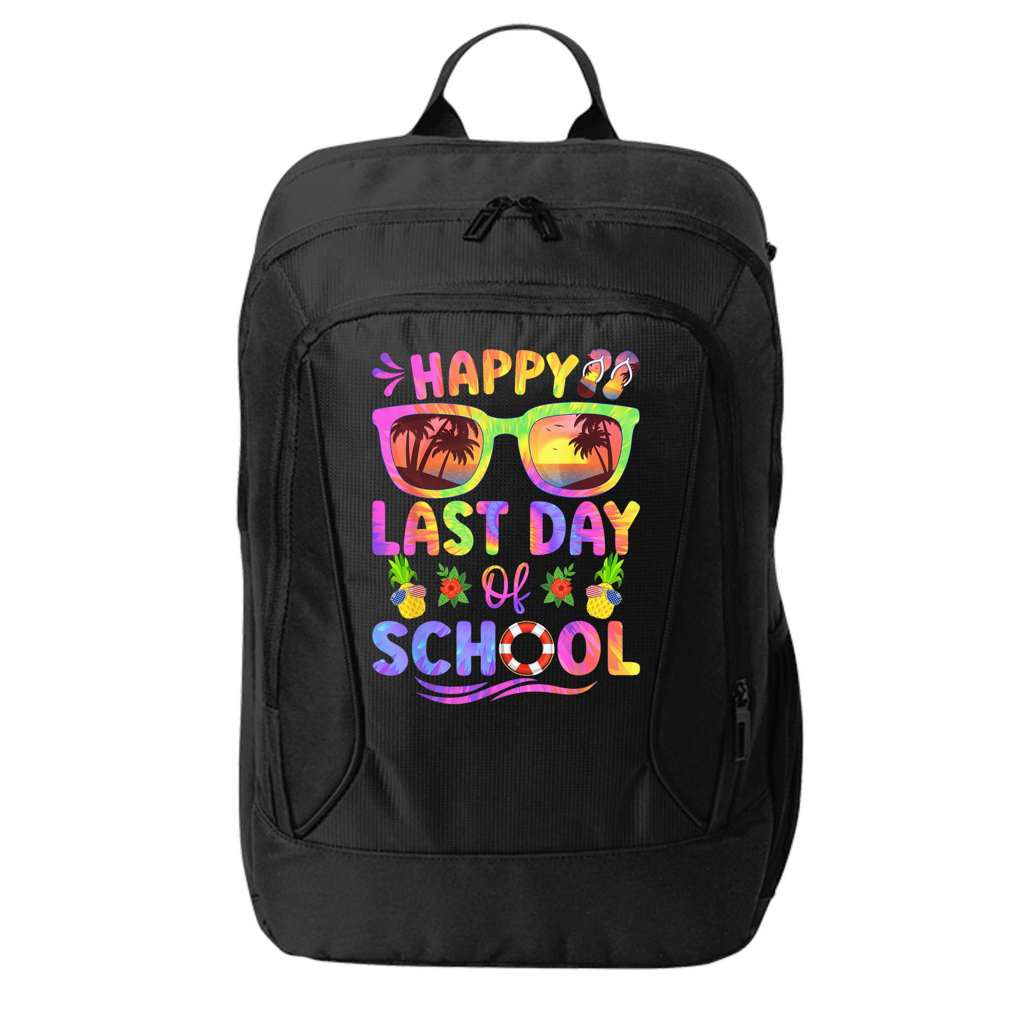 Last Day Of School Schools Out For Summer Teacher  Wo City Backpack
