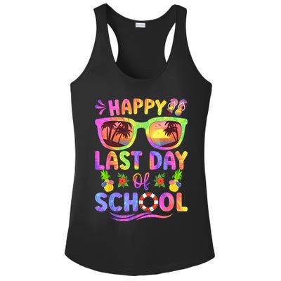 Last Day Of School Schools Out For Summer Teacher  Wo Ladies PosiCharge Competitor Racerback Tank