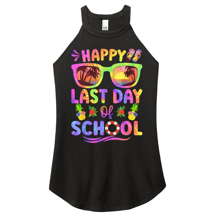 Last Day Of School Schools Out For Summer Teacher  Wo Women's Perfect Tri Rocker Tank