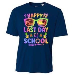 Last Day Of School Schools Out For Summer Teacher  Wo Cooling Performance Crew T-Shirt