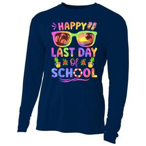 Last Day Of School Schools Out For Summer Teacher  Wo Cooling Performance Long Sleeve Crew