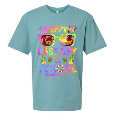Last Day Of School Schools Out For Summer Teacher  Wo Sueded Cloud Jersey T-Shirt
