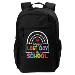 Last Day Of School Teachers Student Graduation Rainbow Daily Commute Backpack