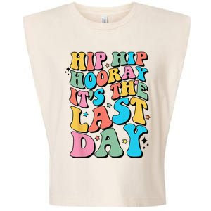 Last Day of School Hello Summer Teacher Garment-Dyed Women's Muscle Tee