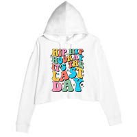 Last Day of School Hello Summer Teacher Crop Fleece Hoodie