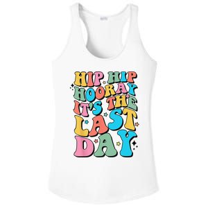 Last Day of School Hello Summer Teacher Ladies PosiCharge Competitor Racerback Tank