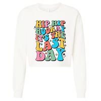 Last Day of School Hello Summer Teacher Cropped Pullover Crew