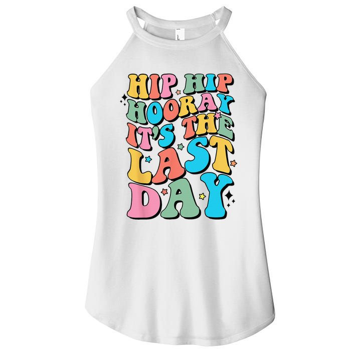 Last Day of School Hello Summer Teacher Women's Perfect Tri Rocker Tank