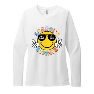 Last Day Of School Graduation Groovy Schools Out For Summer Womens CVC Long Sleeve Shirt