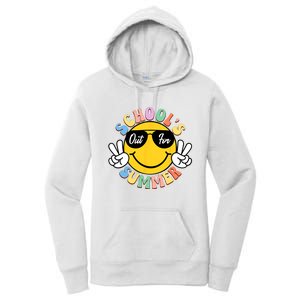 Last Day Of School Graduation Groovy Schools Out For Summer Women's Pullover Hoodie