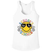 Last Day Of School Graduation Groovy Schools Out For Summer Ladies PosiCharge Competitor Racerback Tank