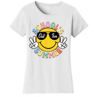 Last Day Of School Graduation Groovy Schools Out For Summer Women's T-Shirt