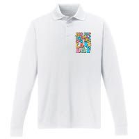 Last Day of School Hello Summer Teacher for  Performance Long Sleeve Polo