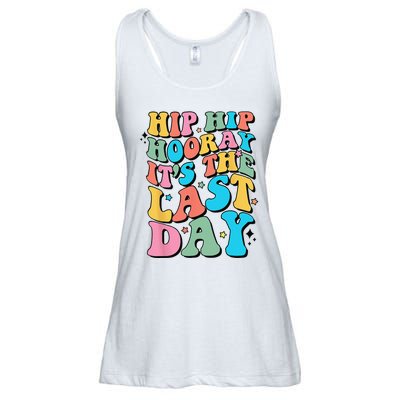 Last Day of School Hello Summer Teacher for  Ladies Essential Flowy Tank