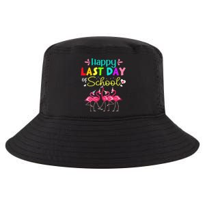 Last Day Of School Flamingo Kindergarten funny Teacher Cool Comfort Performance Bucket Hat