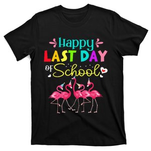 Last Day Of School Flamingo Kindergarten funny Teacher T-Shirt