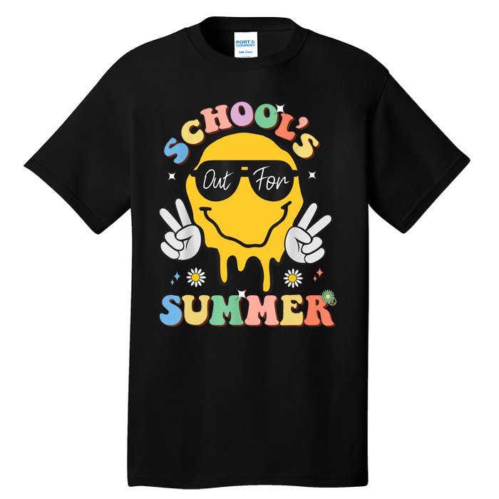 Last Day Of School Schools Out For Summer Teacher Tall T-Shirt