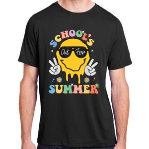 Last Day Of School Schools Out For Summer Teacher Adult ChromaSoft Performance T-Shirt